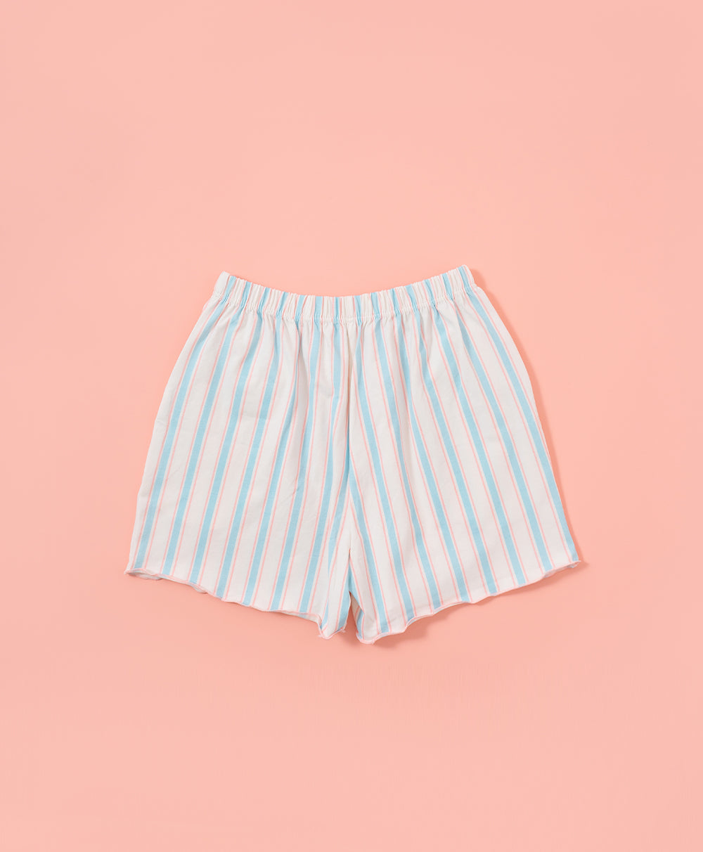 Junior Meow-lloweeen Party Short Sleeves Top and Short Sleep Set