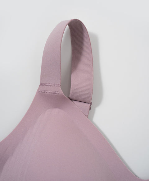 Marshmallow Kiss V-Neck Bra With Adjustable Straps