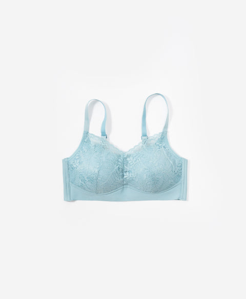 Modern Lace Wireless Full Coverage Bra (B Cup)