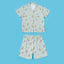 Jolly Smiley Short Sleeves PJ Top & Shorts Set