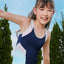 Junior Playful Colour Blocking Girl's Racer Back Long Vest
