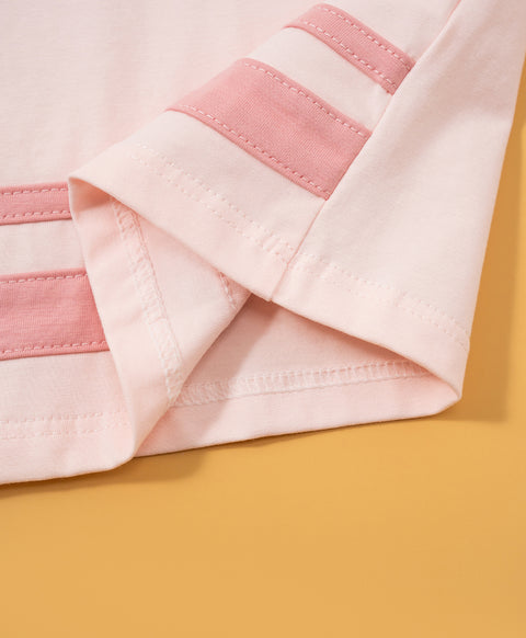 Junior Delulu Power Hearts Short Sleeves Top & Long Pants Set