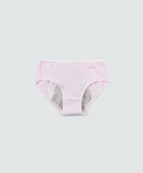 Gentle Hush Mid Waist Midi 2pcs Pack Cotton Spandex Sanitary Panties