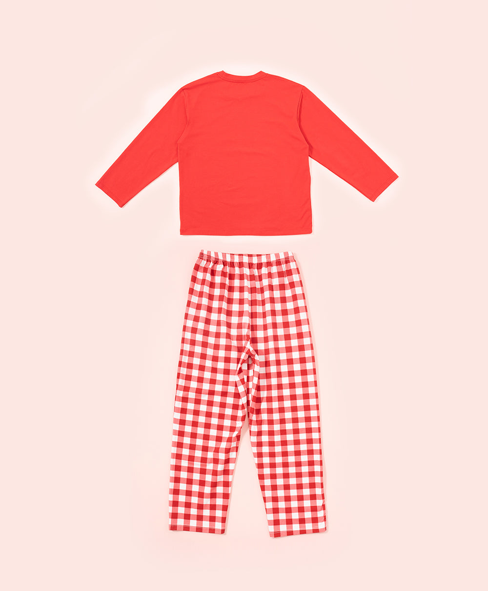 Junior Jolly Smiley Long Sleeves Top & Pants Set