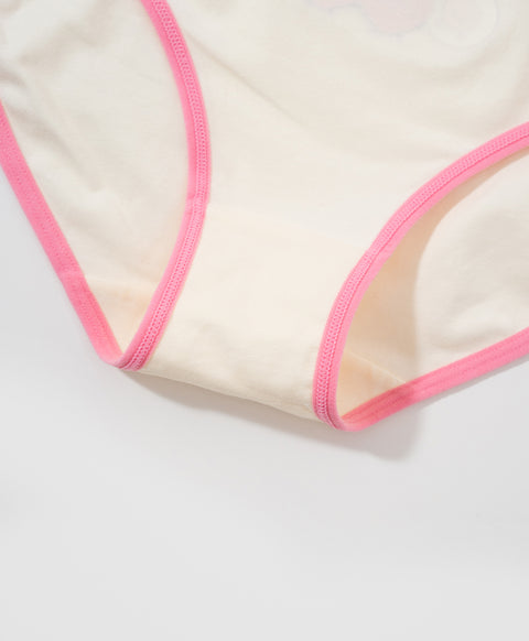 Mala-Twins 5pcs Mid Waist Midi Graphic Pack Panties Wonder Box