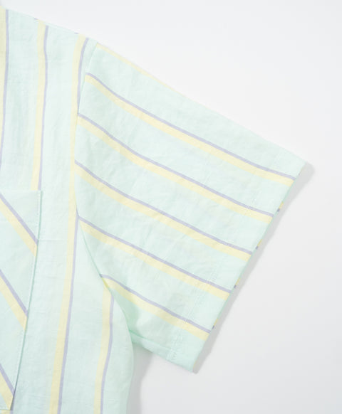 BedMood Cremo Currently Busy Doing Nothing Polyester PJ Short Sleeves Top & Shorts Set - Green