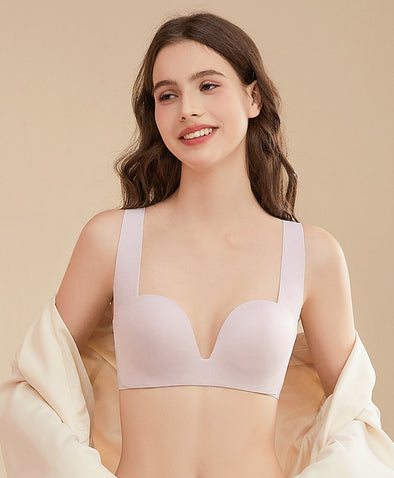 Celestial Wireless Push Up Half Cup Bra