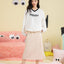 Peekaboo V- neck Oversized Sweatshirt