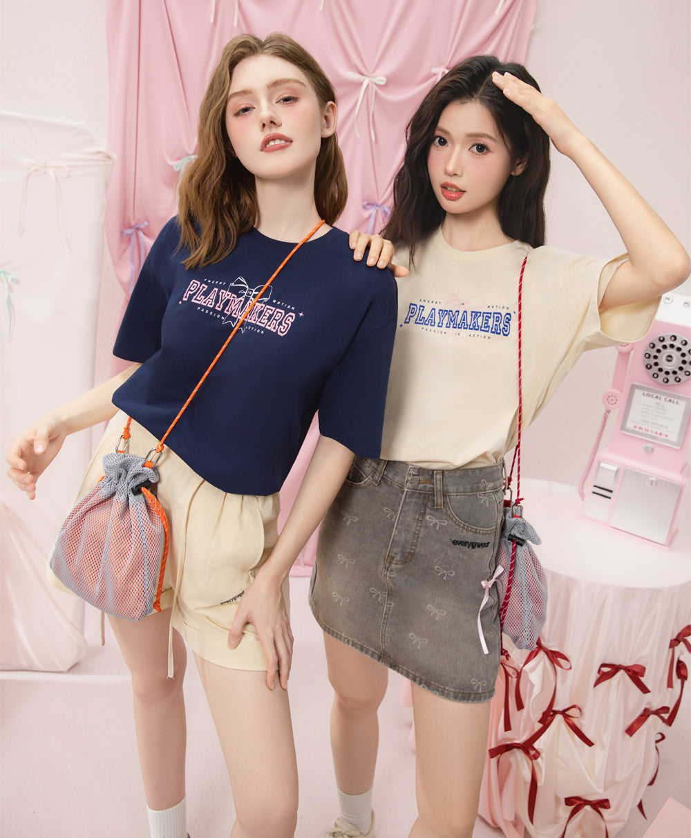 The Playmakers Mesh Shoulder Tote