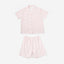 BedMood Mello Not Ignoring You, Just Resting Polyester PJ Short Sleeves Top & Shorts Set - Peach