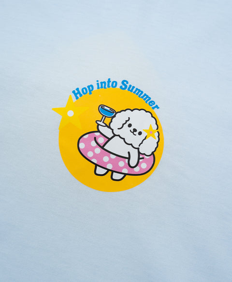 Pool Party Pals - Hop into Summer Short Sleeves PJ Top & Long Pants Set