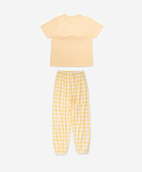 Pool Party Pals - Stay Floating Short Sleeves PJ Top & Long Pants Set