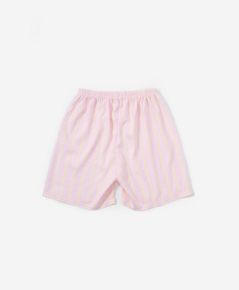 BedMood Cremo Doing Nothing Looks Good On Me Polyester PJ Short Sleeves Top & Shorts Set - Pink