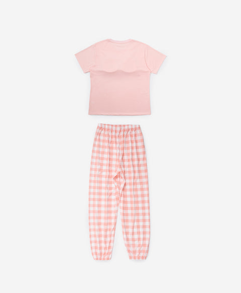 Pool Party Pals - Bearly Floating Short Sleeve PJ Top & Long Pants Set