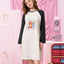 Harmony in London Long Sleeves Ribbon Sleep Dress