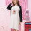 Harmony in London Long Sleeves Ribbon Sleep Dress