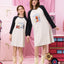 Harmony in London Long Sleeves Ribbon Sleep Dress