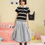 Peekaboo Striped Polo Shirt