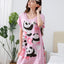 Panda Days Microfiber Short Sleeves Sleep Dress
