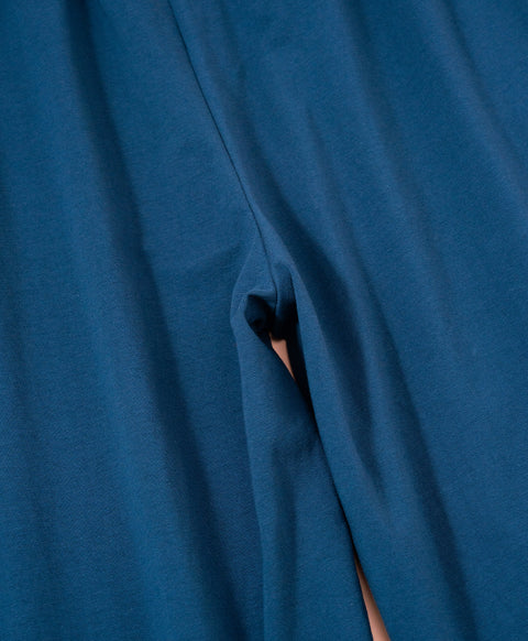 Cookies d'amore Satin Short Sleeve Top & Short PJ Set-Dark Blue