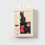 Little Black Cat Cotton Spandex Mid Waist Hipster 2pcs Sanitary Panties Pack