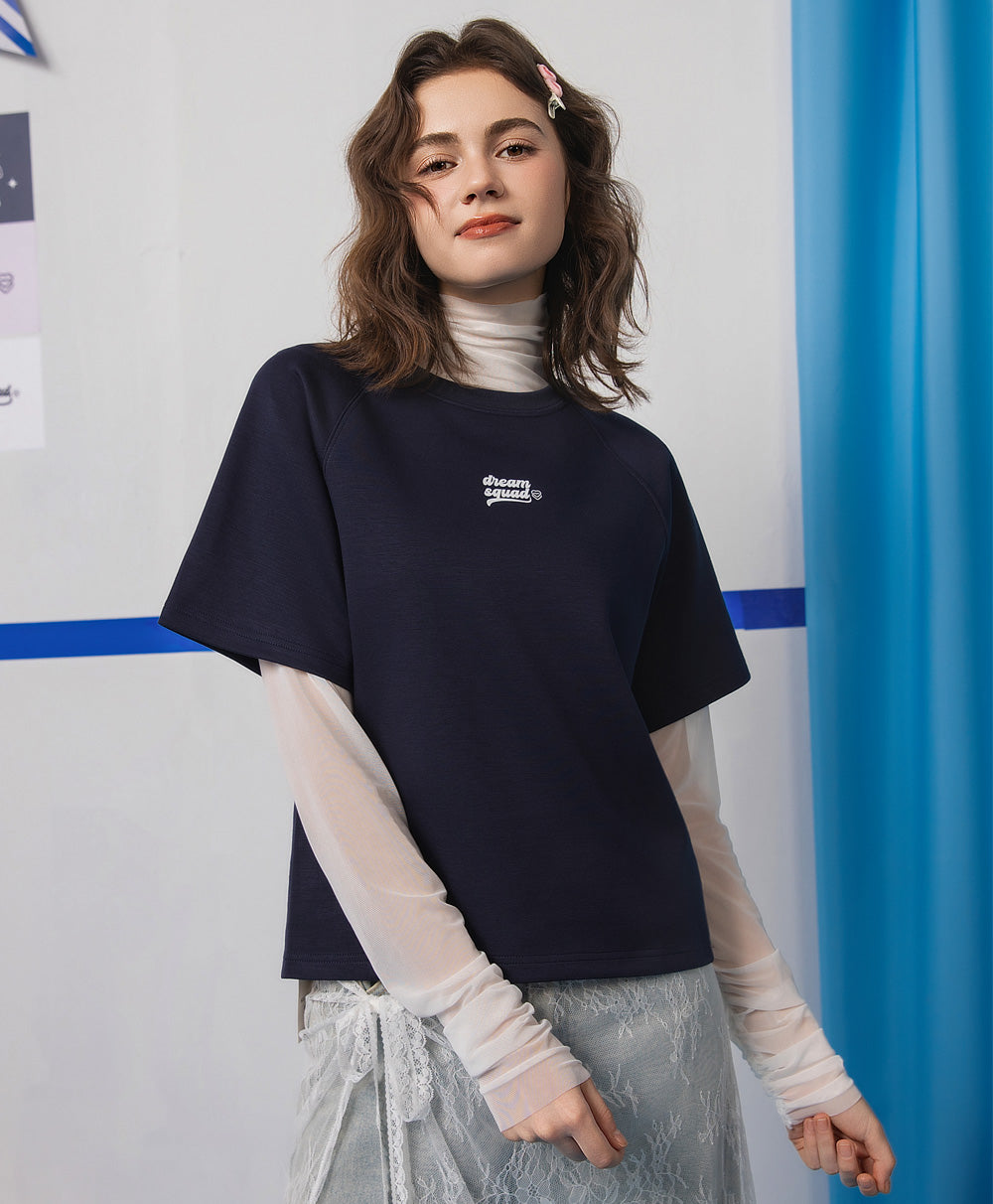 Dream Squad Oversized Raglan Sleeve Tee