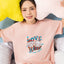 Junior Bedtime Bubbles Love is The Greatest Show Short Sleeves Sleep Dress