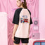 Harmony in London 3/4 Sleeves Top with Ribbon and Shorts Sleep Set