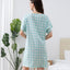 Good Luck Microfiber Short Sleeves Sleep Dress