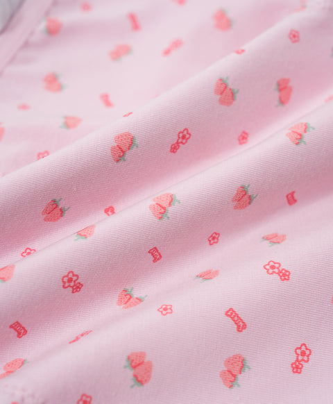 Berry Stressed Cotton Mid Waist Midi 2pcs Sanitary Panties Pack