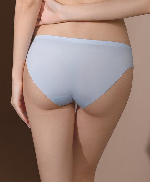 Simple Laminated Low Waist Mini Panties