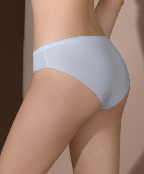 Simple Laminated Low Waist Mini Panties