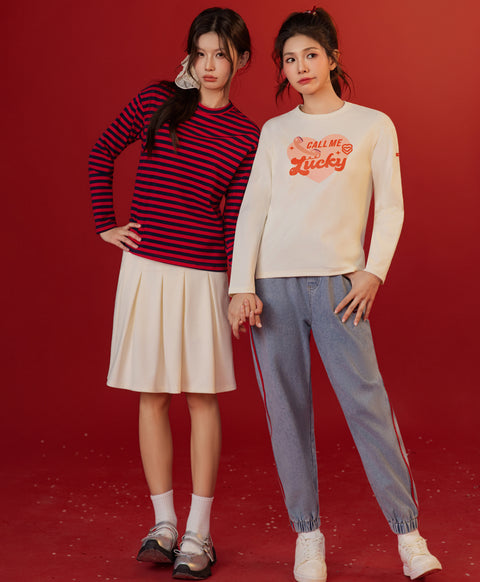 Call Me Lucky Long Sleeves Tee