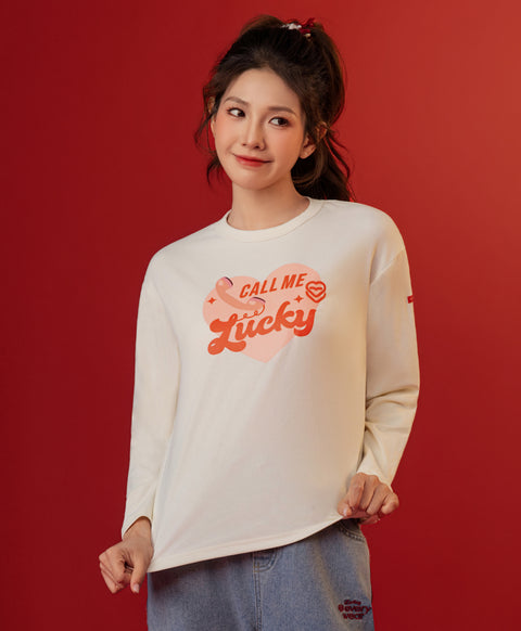 Call Me Lucky Long Sleeves Tee