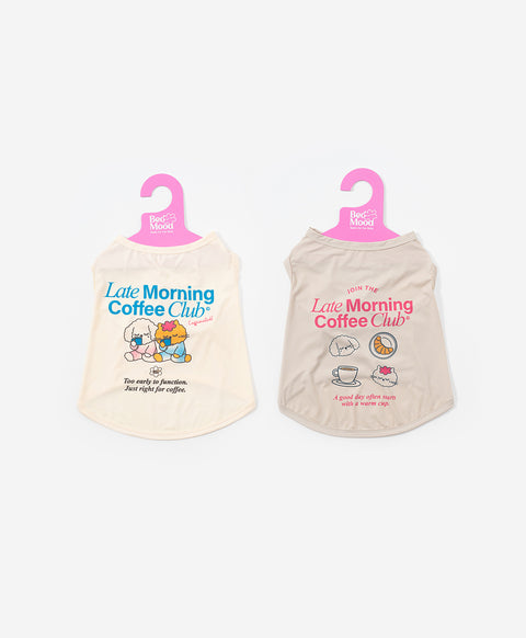 BedMood Cremo & Mello Late Morning Coffee Club Pet Shirt