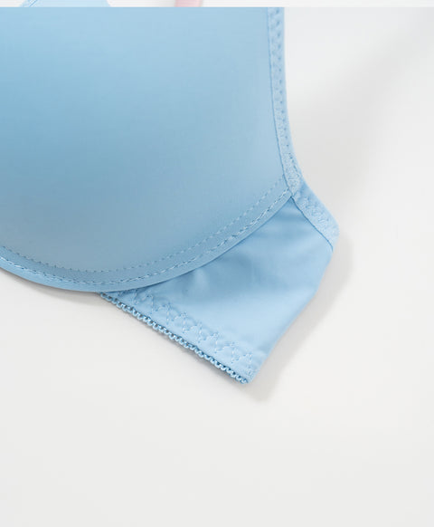Designer 3/4 Cup Wireless Bra Set with Panties (B Cup)