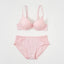 Designer 3/4 Cup Underwired Bra Set with Panties (B Cup)