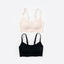 High Coverage Sculpting Side Panel Laminated Wireless Bralette with Back Hooks