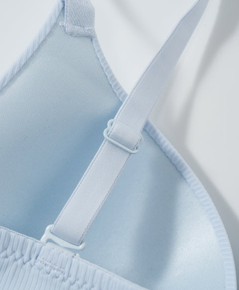 Simply Rib Comfort 3/4Cup Underwired Demi Bra (B Cup)