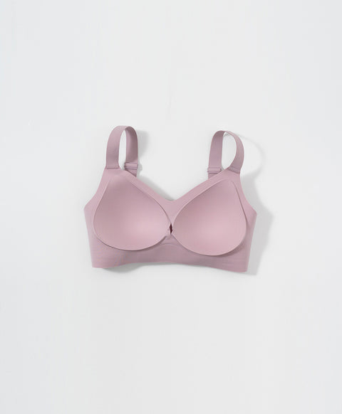 Marshmallow Kiss V-Neck Bra With Adjustable Straps
