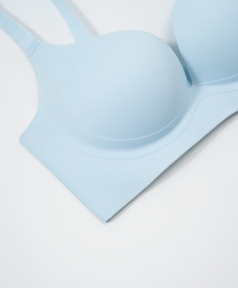 Laminated Clean Cut 3/4 Cup Wireless Demi Bra