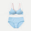 Designer 3/4 Cup Wireless Bra Set with Panties (B Cup)