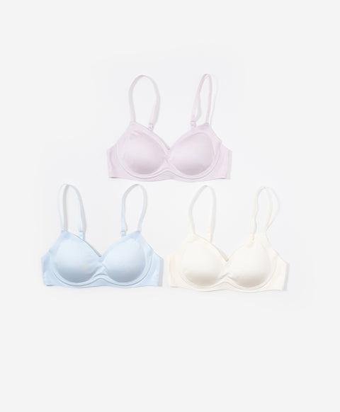 Misty Bloom Seamless Wireless V-Neck Bra