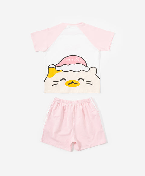 Junior Morning Harmony Short Sleeves Top & Shorts Sleep Set