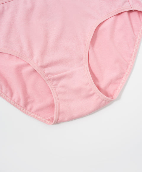 Winter Cotton Mid Waist Midi 5pcs Pack Panties