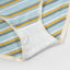 Preppy Stripes Low Waist Midi Ribbed Cotton Panties