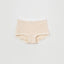 Rib Design Mid Waist Hipster Cotton Panties