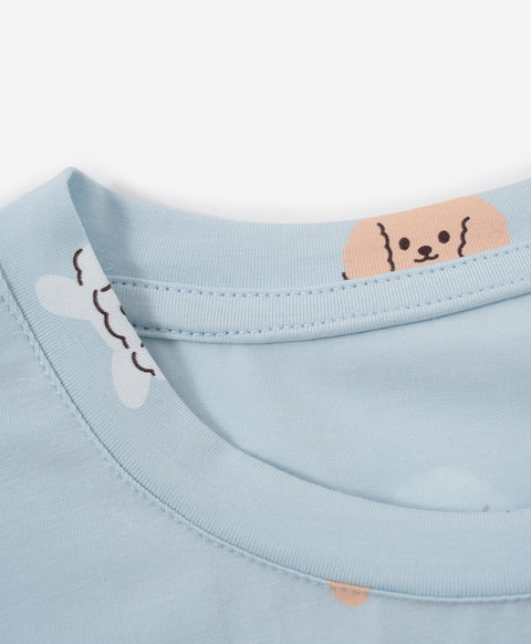 Junior Gentle Harmony Short Sleeves Sleep Dress
