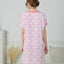 My Sweet Home Microfiber Short Sleeves Sleep Dress
