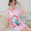 My Sweet Home Microfiber Short Sleeves Sleep Dress